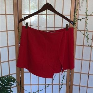 Red Skort